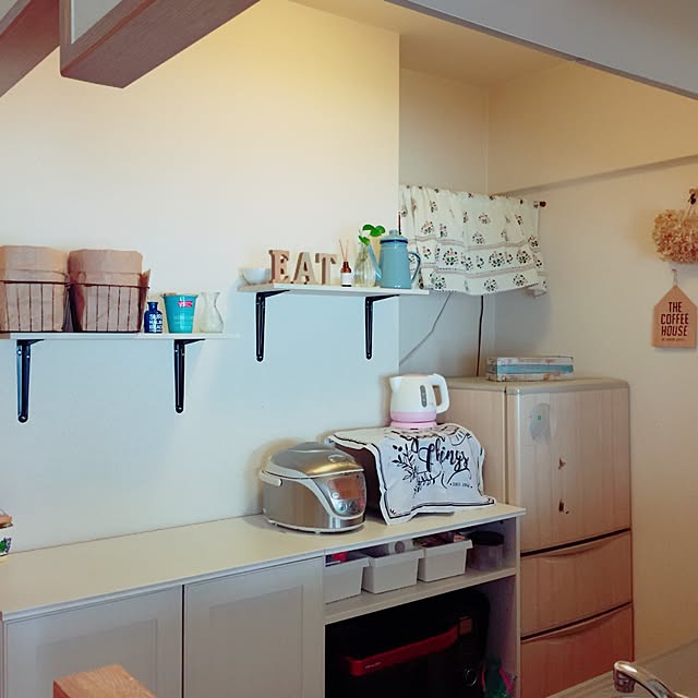 キッチン/キッチン雑貨/キッチン収納/カウンターの中/IKEA...などのインテリア実例 - 2017-07-14 13:20:00