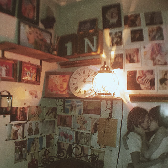 壁/天井/DIY/100均/レトロ/アンティークのインテリア実例 - 2019-01-19 21:59:40