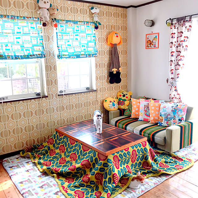 昭和レトロ 花柄✖︎レトロのおしゃれなインテリア・部屋・家具 昭和レトロ 花柄✖︎レトロのおしゃれなインテリア・部屋・家具
