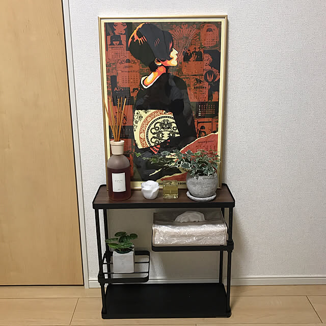 山善/賃貸/観葉植物/一人暮らし/棚のインテリア実例 - 2019-12-01 23:37:55