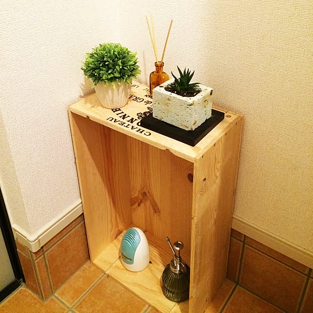 玄関/入り口/ナチュラル/一人暮らし/サイドテーブル/観葉植物...などのインテリア実例 - 2016-12-20 23:20:42