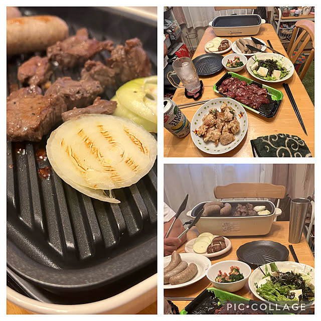 お家でBBQ/グリルプレート/BRUNOホットプレートグランデサイズ/ホットプレート/スタイルストア...などのインテリア実例 - 2022-03-27 17:45:57