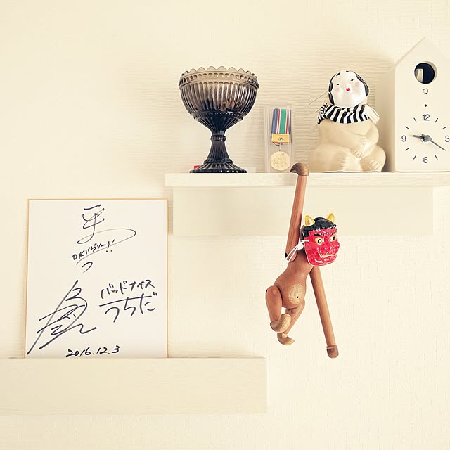 壁/天井/無印良品/壁に付けられる家具/しろくま貯金箱/Iittala...などのインテリア実例 - 2017-01-30 11:53:15