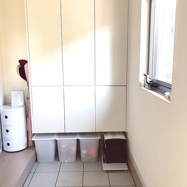 玄関/入り口/IKEA/100均/ホワイトインテリア/セリア...などのインテリア実例 - 2017-06-18 22:53:49