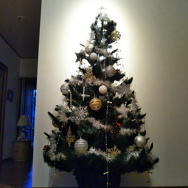 玄関/入り口/クリスマス/大人のXmasツリーのインテリア実例 - 2017-12-01 16:40:49