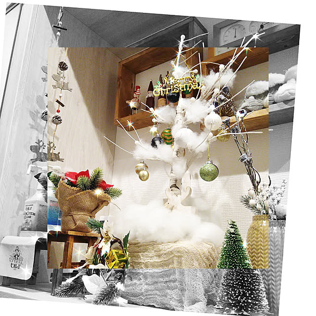 玄関/入り口/クリスマス/いいね！ありがとうございます♪/作りながら考える/わんこと暮らす家...などのインテリア実例 - 2021-12-03 20:59:42