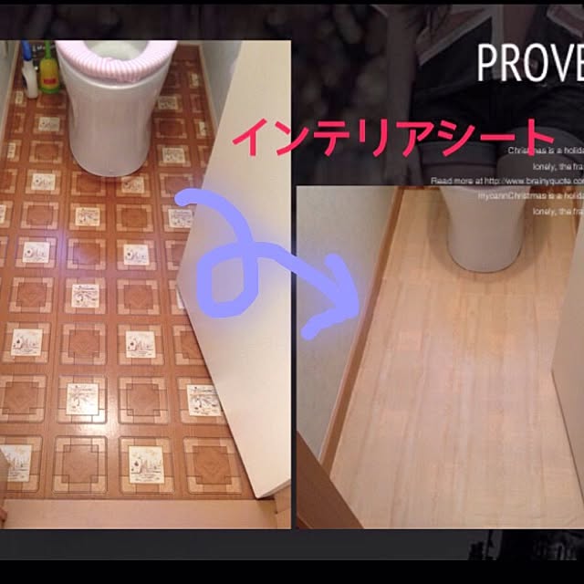 バス/トイレ/トイレの床/seriaのインテリア実例 - 2015-02-02 14:32:59