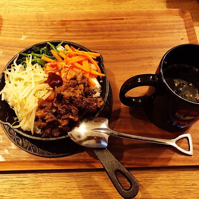 男料理！/1人韓国料理/自宅カフェ/ビビンバ/スキレット料理...などのインテリア実例 - 2020-07-08 23:40:05