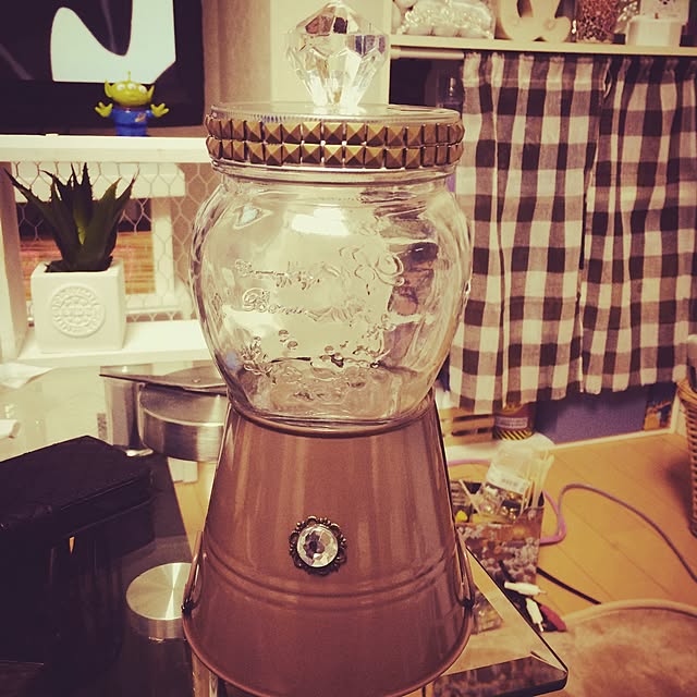 キッチン/転写シール/キッチンキッチン/セリア/がちゃがちゃ風キャンディーポットのインテリア実例 - 2015-02-01 23:06:52