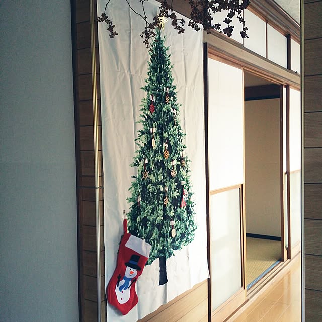 壁/天井/クリスマス/溢れ出す生活感/昭和の家/中古戸建て...などのインテリア実例 - 2016-12-11 11:45:06