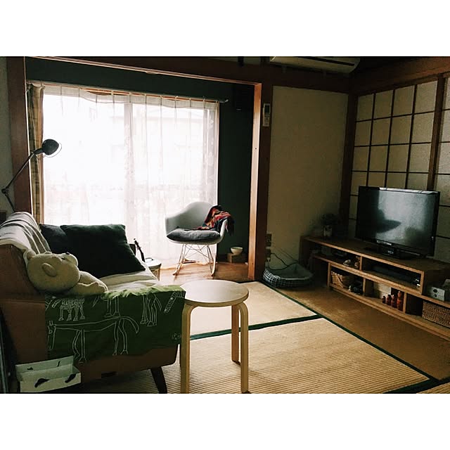 部屋全体/IKEA/一人暮らし/古い家/セルフリノベーション...などのインテリア実例 - 2017-06-08 09:44:27