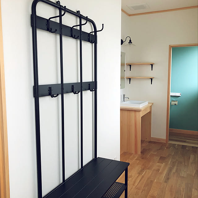 IKEA/イケア/通販]PINNIG ピンニグ コートラック 靴収納ベンチ