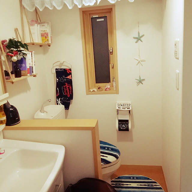 バス/トイレ/ナチュラル/100均/ダイソー/DIY...などのインテリア実例 - 2019-11-06 21:30:16