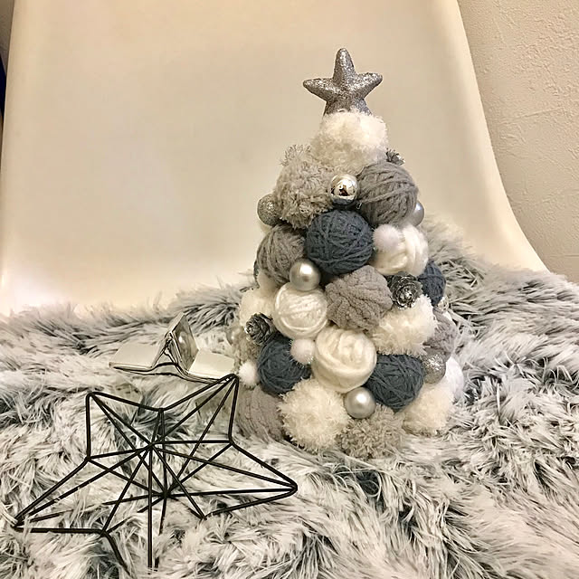毛糸のクリスマスツリー(小) クリスマスツリー SOREIRO 通販