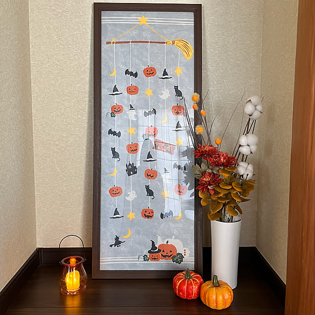 玄関ドア用のハロウィーン リース、ライト付きハロウィーン 玄関ドア用のハロウィーン リース、ライト付きハロウィーン