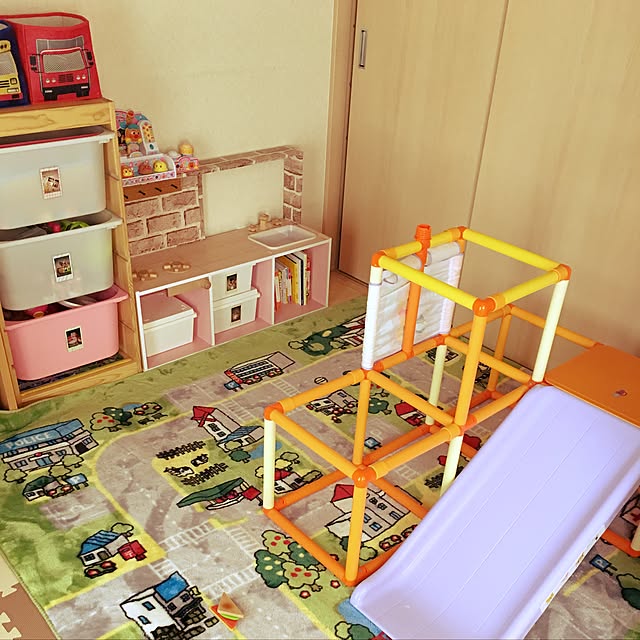 部屋全体/チェキ/トロファスト/IKEA/トラフィックマット...などのインテリア実例 - 2017-04-13 12:21:36