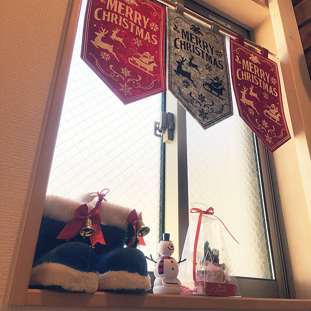 壁/天井/ダイソー/セリア/クリスマス/階段窓際...などのインテリア実例 - 2018-12-25 11:14:38