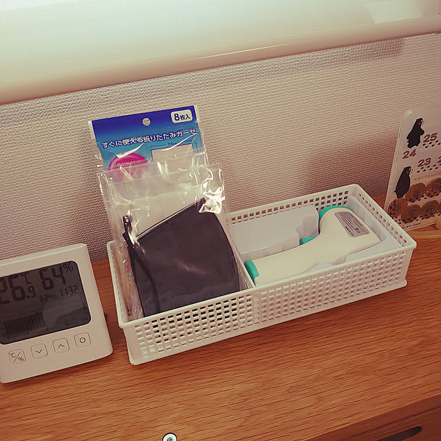 棚/体温計/おうち撮影クエスト/新品/無印良品...などのインテリア実例 - 2020-08-24 11:33:10