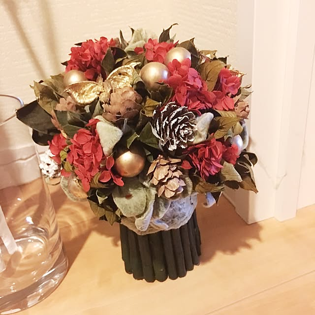 玄関/入り口/ニコライバーグマン/クリスマスインテリア/クリスマス/ブーケのインテリア実例 - 2016-12-02 21:38:43