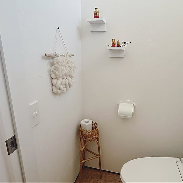 バス/トイレ/ラタン/フラワースタンド/マトリョーシカ/ナチュラル...などのインテリア実例 - 2024-01-12 07:32:24