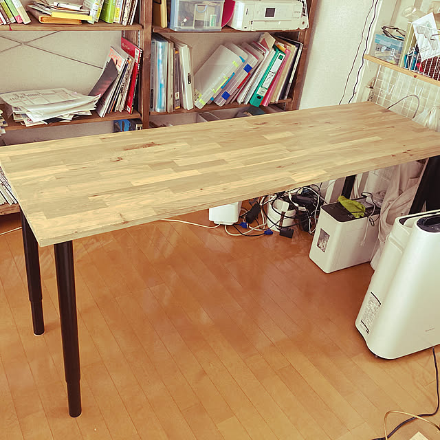 DIY/IKEA/一人暮らし/机のインテリア実例 - 2021-04-10 08:36:41
