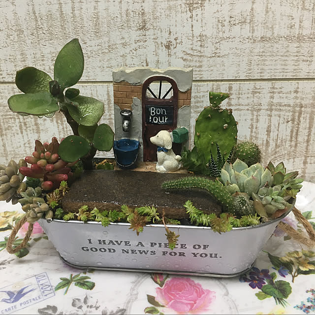 雑貨/元気をありがとう〜/ハンドメイド/セリアで買った物/植物...などのインテリア実例 - 2020-04-03 13:37:04