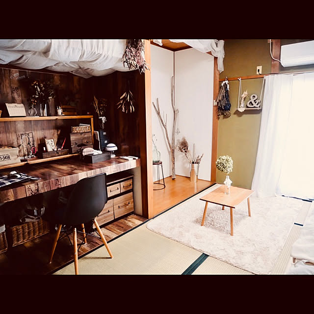 部屋全体/流木/和室/3COINS/押入れリメイク...などのインテリア実例 - 2018-10-27 11:48:15