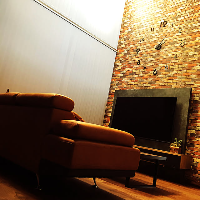 壁掛けテレビボード/壁掛け時計/有機EL/BRAVIA65型/壁掛けテレビ...などのインテリア実例 - 2022-01-09 09:45:13