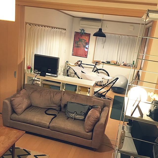 部屋全体/二部屋のインテリア実例 - 2016-05-17 22:32:31
