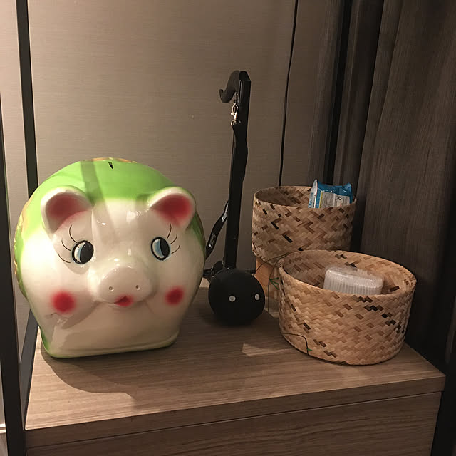 ぶたの貯金箱/ピギーバンク/オブジェ/棚/ガティップカオ...などのインテリア実例 - 2021-05-18 18:33:26