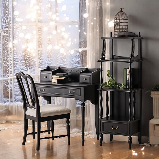 東海家具 ノワール デスク3点セット デスク80 チェア OPシェルフ 東海家具 ノワール デスク3点セット デスク80 チェア OPシェルフ