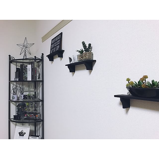 リビング/モノトーン/観葉植物/IKEA/ダイソー...などのインテリア実例 - 2017-06-12 23:31:14
