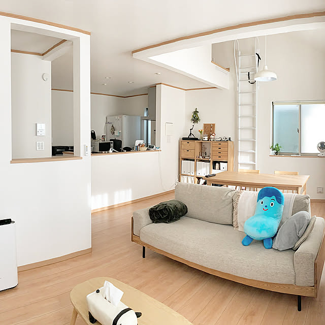 部屋全体/スタッキングシェルフ/2階リビング/建売住宅/夫婦二人暮らし...などのインテリア実例 - 2022-01-16 23:47:36