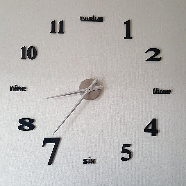 部屋全体/一人暮らし/DIY CLOCKのインテリア実例 - 2019-10-13 20:49:26