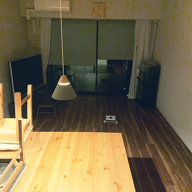 ferretのヤマト工芸-掛け時計 置時計 日本製 置き時計 アナログ 壁掛け時計 見やすい おしゃれ 四角 卓上時計 時計 壁掛け 卓上 木 クロック ウッド ディスプレイ 和モダン アジアン 木製 北欧 PUZZLE WALL TYPE W YK09-104 Yamato Japan ウォールナット パズルウォールタイプW ヤマト工芸の家具・インテリア写真