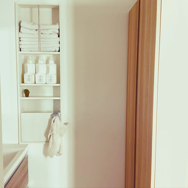 洗面台/木目調/IKEA収納家具/IKEA収納棚/IKEA...などのインテリア実例 - 2021-01-30 10:16:14