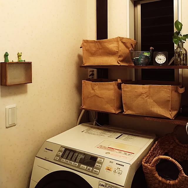 バス/トイレ/壁に穴をあけたくない派/DIY/セリア/観葉植物...などのインテリア実例 - 2017-01-29 20:58:46