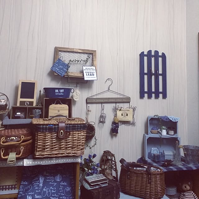 壁/天井/雑貨/100均/ハンドメイド/セリア...などのインテリア実例 - 2015-11-01 23:50:52