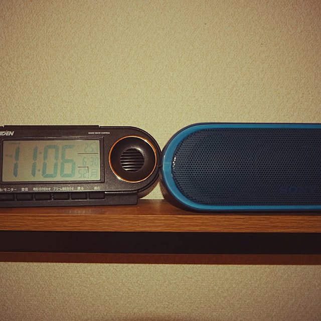 ベッド周り/ナチュラル/スピーカー/Bluetoothスピーカー/Bluetooth...などのインテリア実例 - 2021-10-05 12:09:15