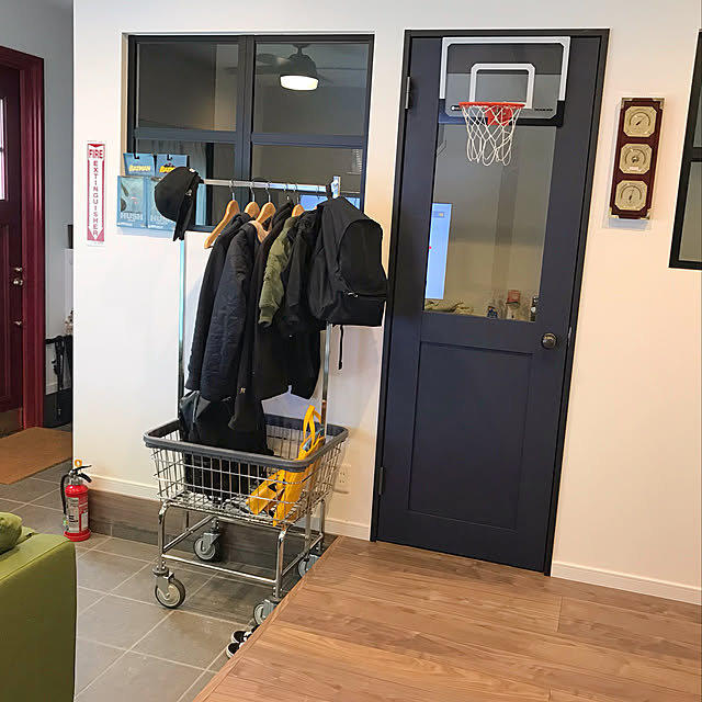 収納 ランドリーカートダブルポール LAUNDRY CART DOUBLE POLE 収納 ランドリーカートダブルポール LAUNDRY CART DOUBLE POLE