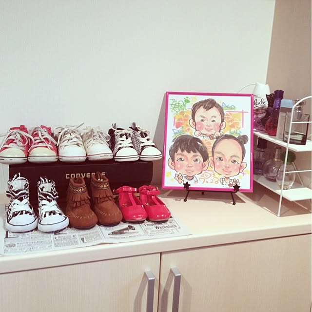 玄関/入り口/converse/Shoes/似顔絵/香水...などのインテリア実例 - 2014-02-02 23:29:37