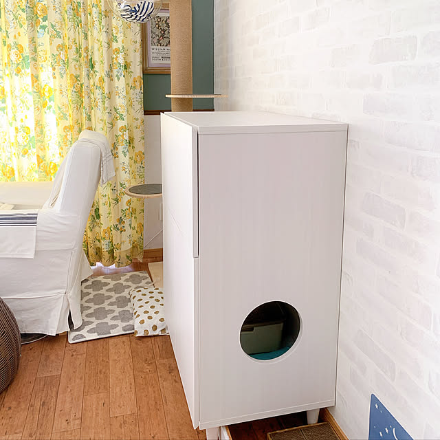 猫トイレ収納 おしゃれ キャットトイレクローゼット Galetta 猫トイレ収納 おしゃれ キャットトイレクローゼット Galetta