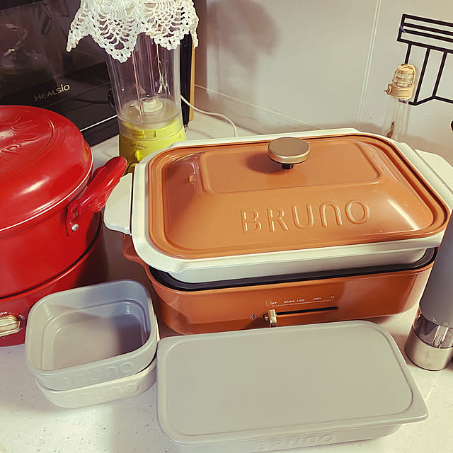mayuのBRUNO-BRUNO セラミックトースタークッカー Mの家具・インテリア写真