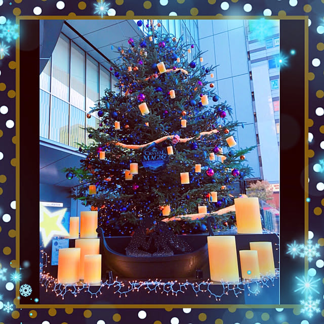 壁/天井/クリスマスツリー✳/東京で撮りました✨/Xmas☆のインテリア実例 - 2018-12-11 19:09:35