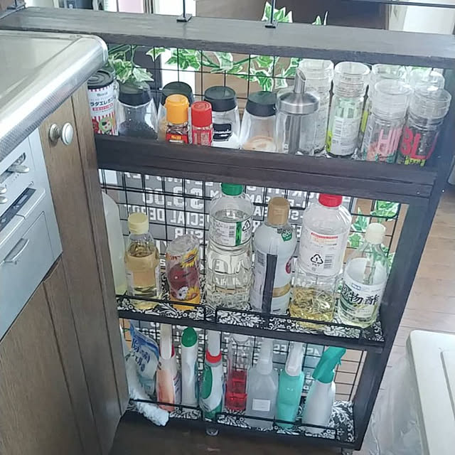 キッチン/カフェ風/セリア/フェイクグリーン/DIY...などのインテリア実例 - 2021-02-17 10:05:44