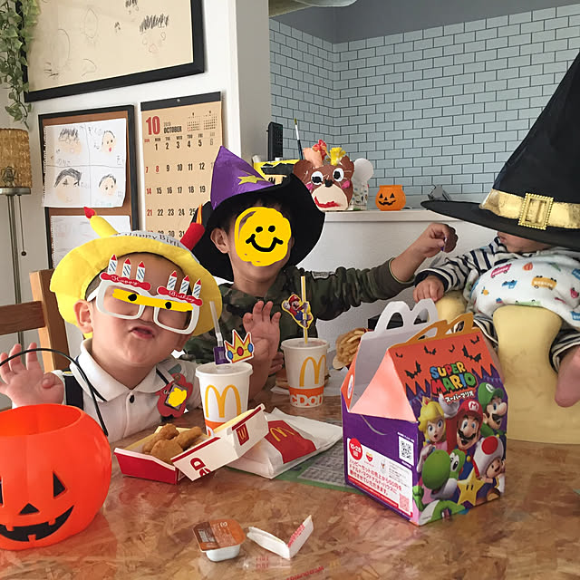 子どもと暮らす/IKEA/DIY/100均/フェイクグリーン...などのインテリア実例 - 2022-08-24 00:11:27