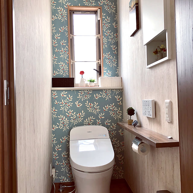 ナチュラル/アクセントクロス/北欧/リノベーション/バス/トイレのインテリア実例 - 2020-05-30 15:08:56