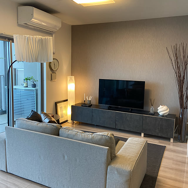部屋全体/IKEA/アクセントクロス/シンプルのインテリア実例 - 2025-05-09 11:29:28