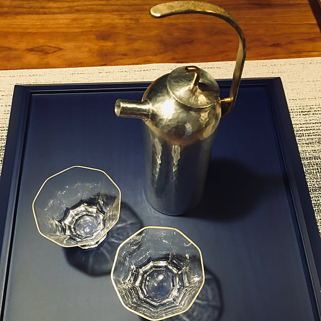 形が面白い/酒器コレクション/錫はお酒を円やかにする/錫製ちろり/金線の縁取り...などのインテリア実例 - 2022-08-09 23:06:25