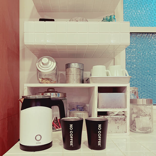壊れたので買い替え/ありがとうございます(⋆ᵕᴗᵕ⋆).+*/モノトーン/ドリンクコーナー/夏のスペシャルクーポン...などのインテリア実例 - 2021-09-08 19:14:18